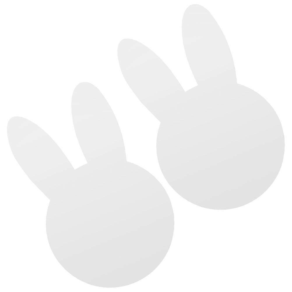 10Pcs Acrylic Bunny Mirrors for Wall Decoration Easy Application