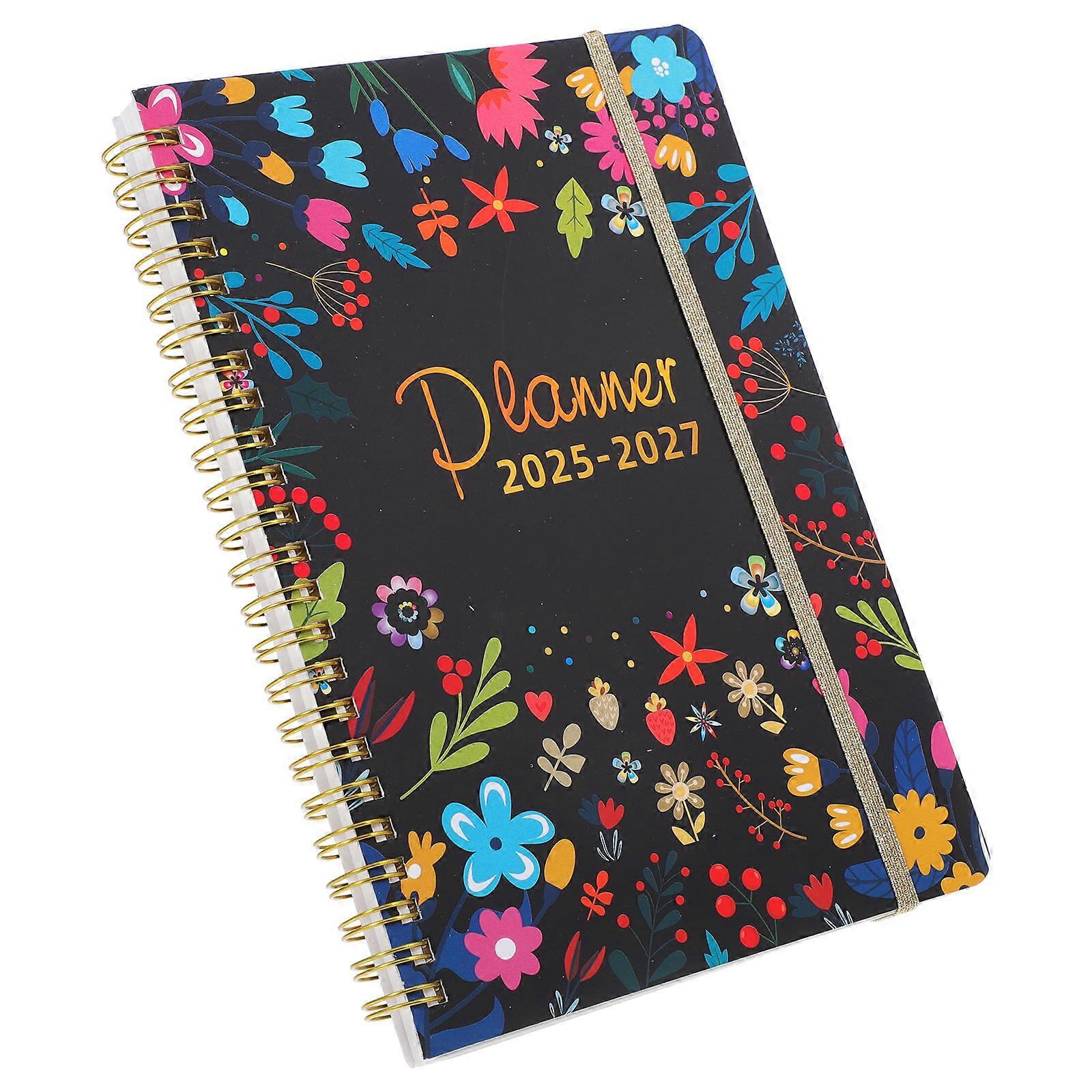 Office Notebook with Calendar Rectangular Design Ideal for Travel Scheduling Compact 1Pack