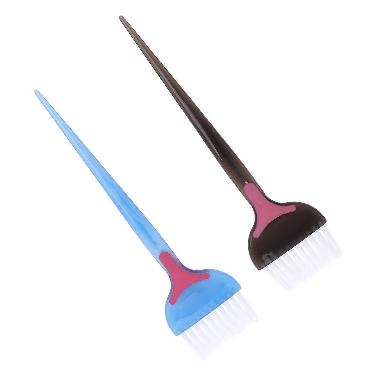 Hair Coloring Dyeing Comb 2 Pcs Professional Hair Care Tool For Home Use Assorted Color Practical Hair Dyeing Accessory