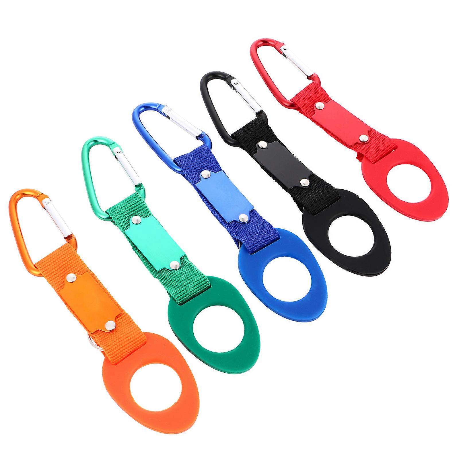 Backpack Water Bottle Buckle 10 Pcs Versatile Silicone Hooks For Hiking Camping Traveling Assorted Color Attach To Bicycle