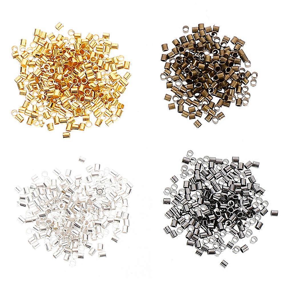 Jewelry Making Copper Crimp Beads for DIY Use with 4000Pcs Set
