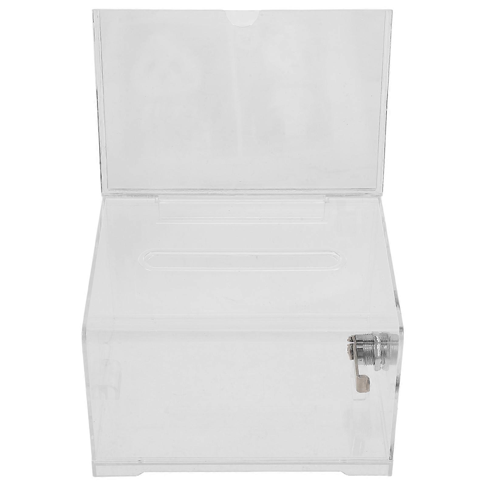 Ballot Box Transparent For Storing Votes In Organizations Multifunctional 5 Sets