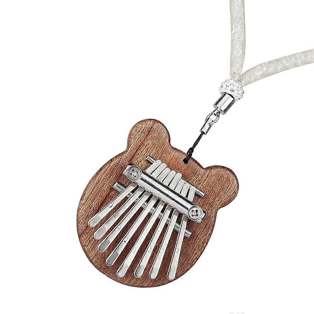 Brown Thumb Piano Kalimba for Playing Use 1Set Eight Keys Portable Music Instrument