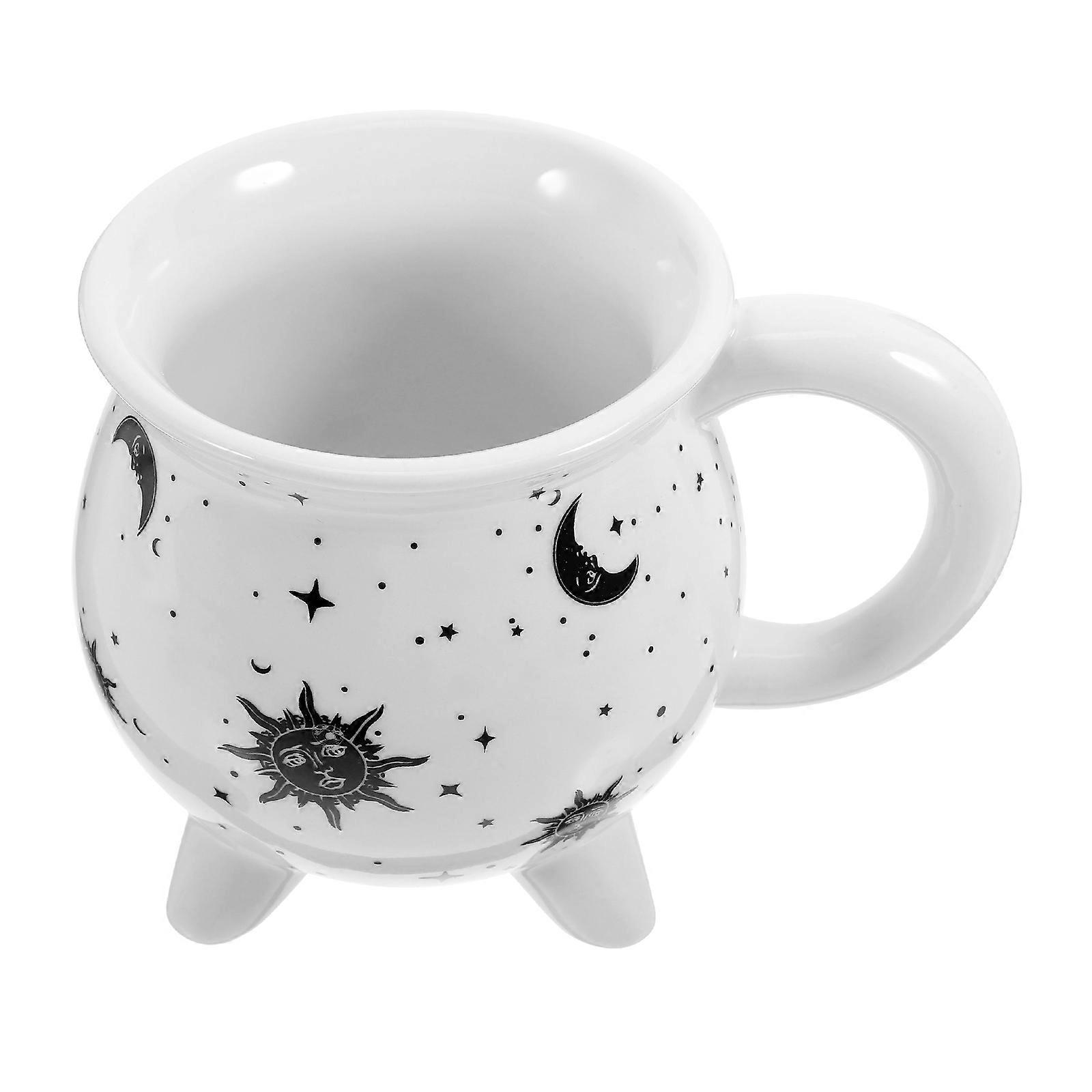 Ceramic Coffee Mug Witch Cauldron Mug for Drinking Use 3Pcs Set
