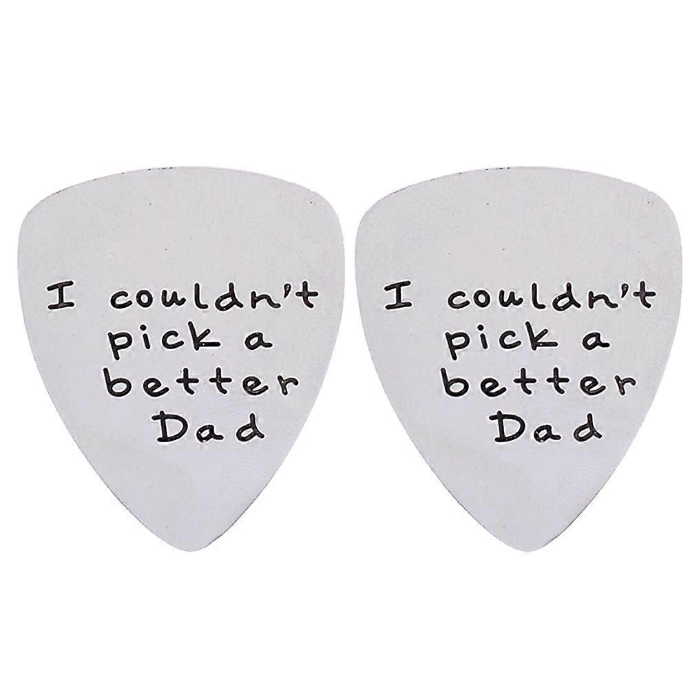 Guitar Picks Thin Lightweight Silver Titanium Steel for Guitar Use 6Pcs