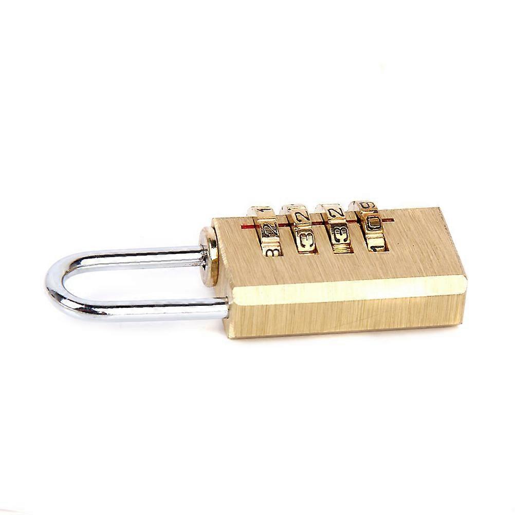 Coded Padlock 4 Resettable Lock For Bag Luggage Toolbox And Locker 2.36*0.83*0.39 Inch Security Lock 2Pcs