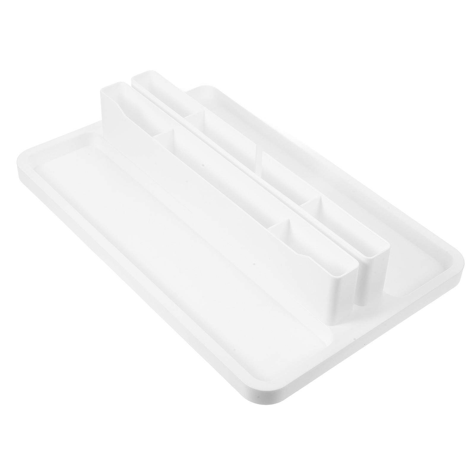 Pegboard Panel Stand Plastic White for Home Use Desk Support 3Pcs