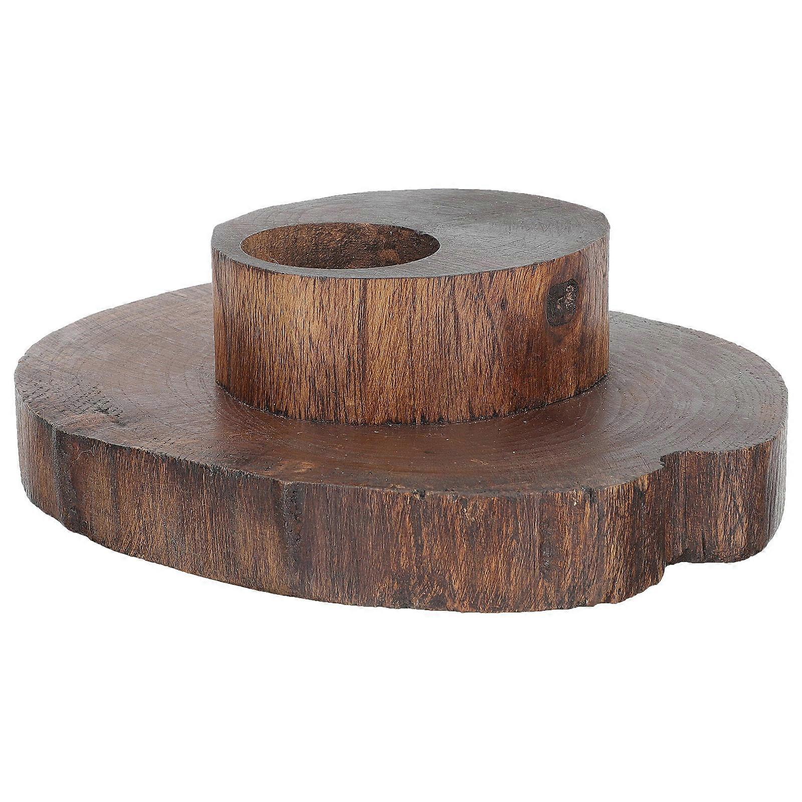 Wooden Candlestick for Candle Use Creative Candlestick for Restaurant