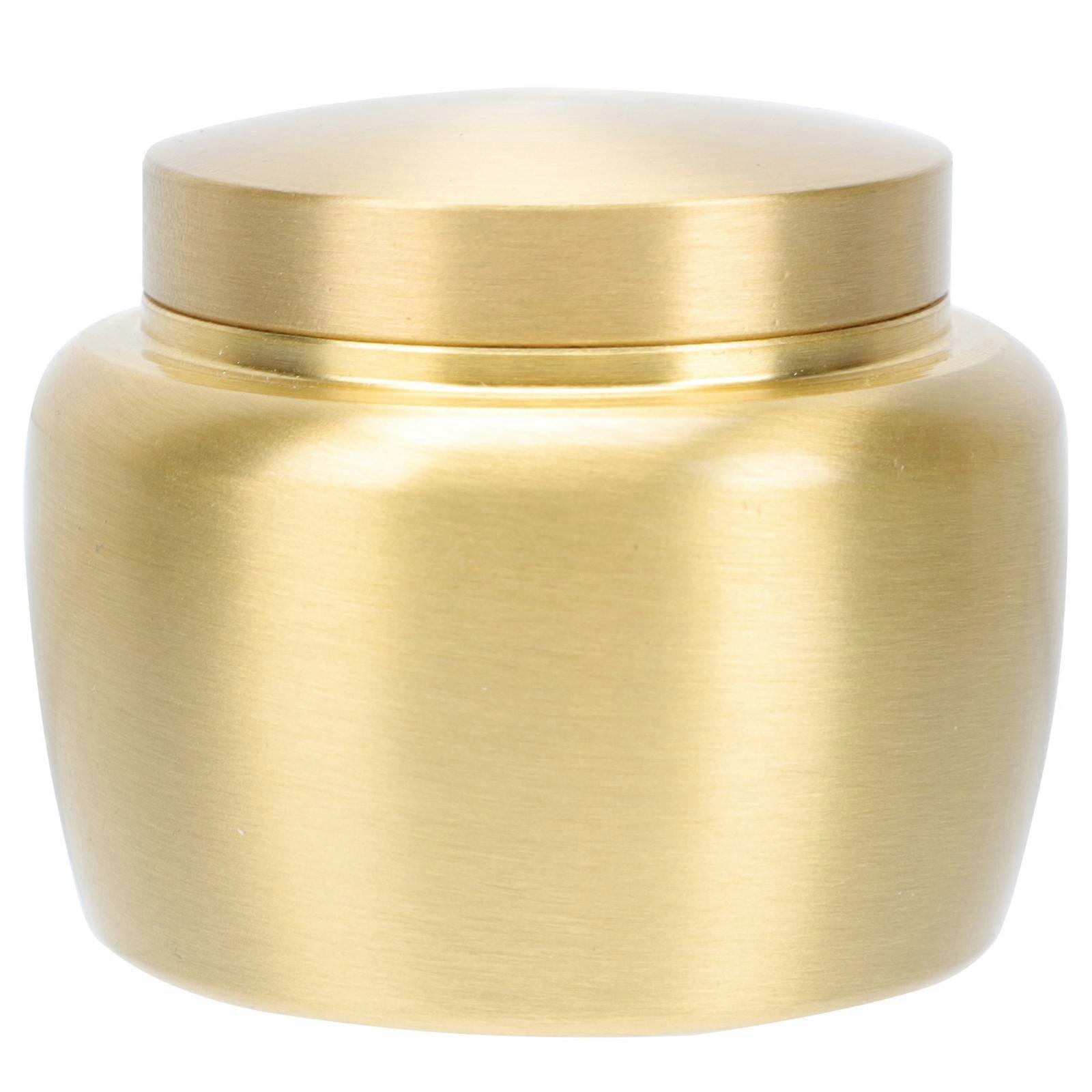 Storage Container Copper Tank Shaped Desktop Decor 1Pc Airtight Function