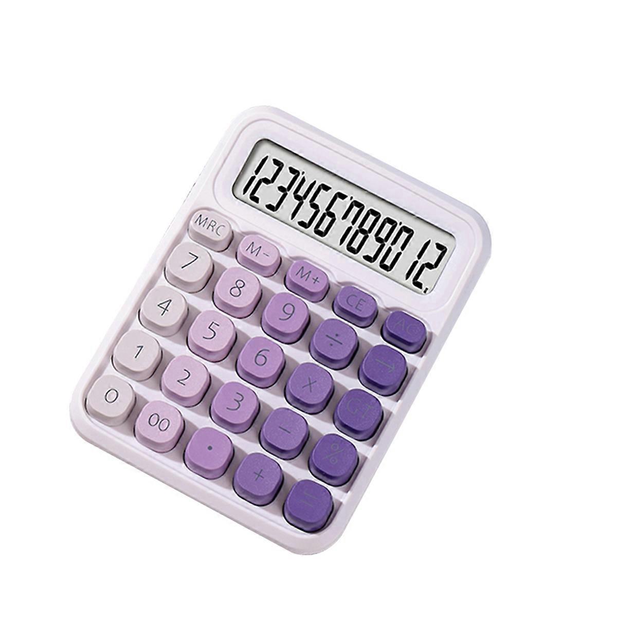 Calculator with Dual Power for School Financial Accounting Tools B