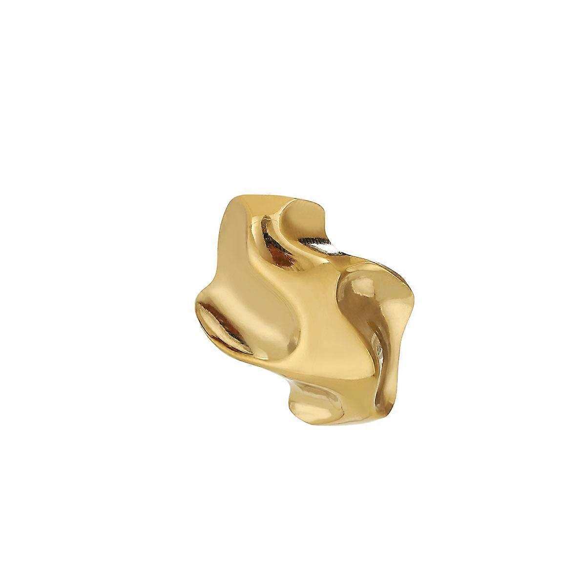 Brooch, Smooth Surface Irregular Texture Pleated Versatile Clothing Accessory