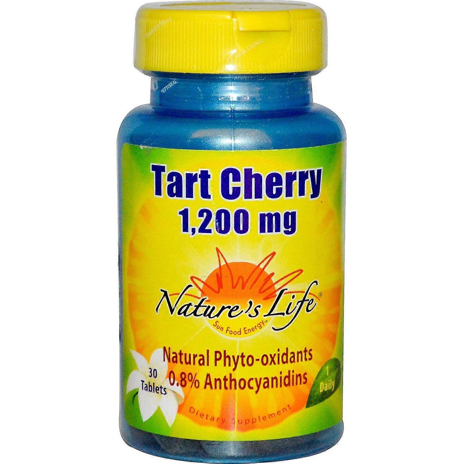 Nature's Life, Tart Cherry, 1,200 mg, 30 Tablets