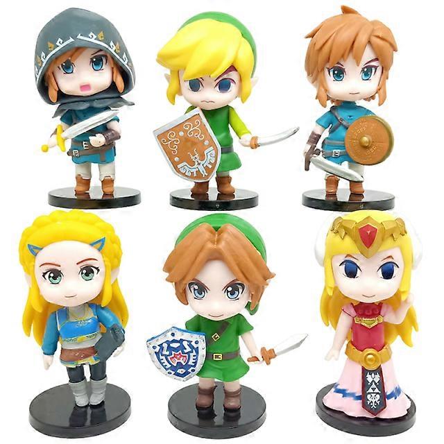 6pc The Legend of Zelda Action Figures