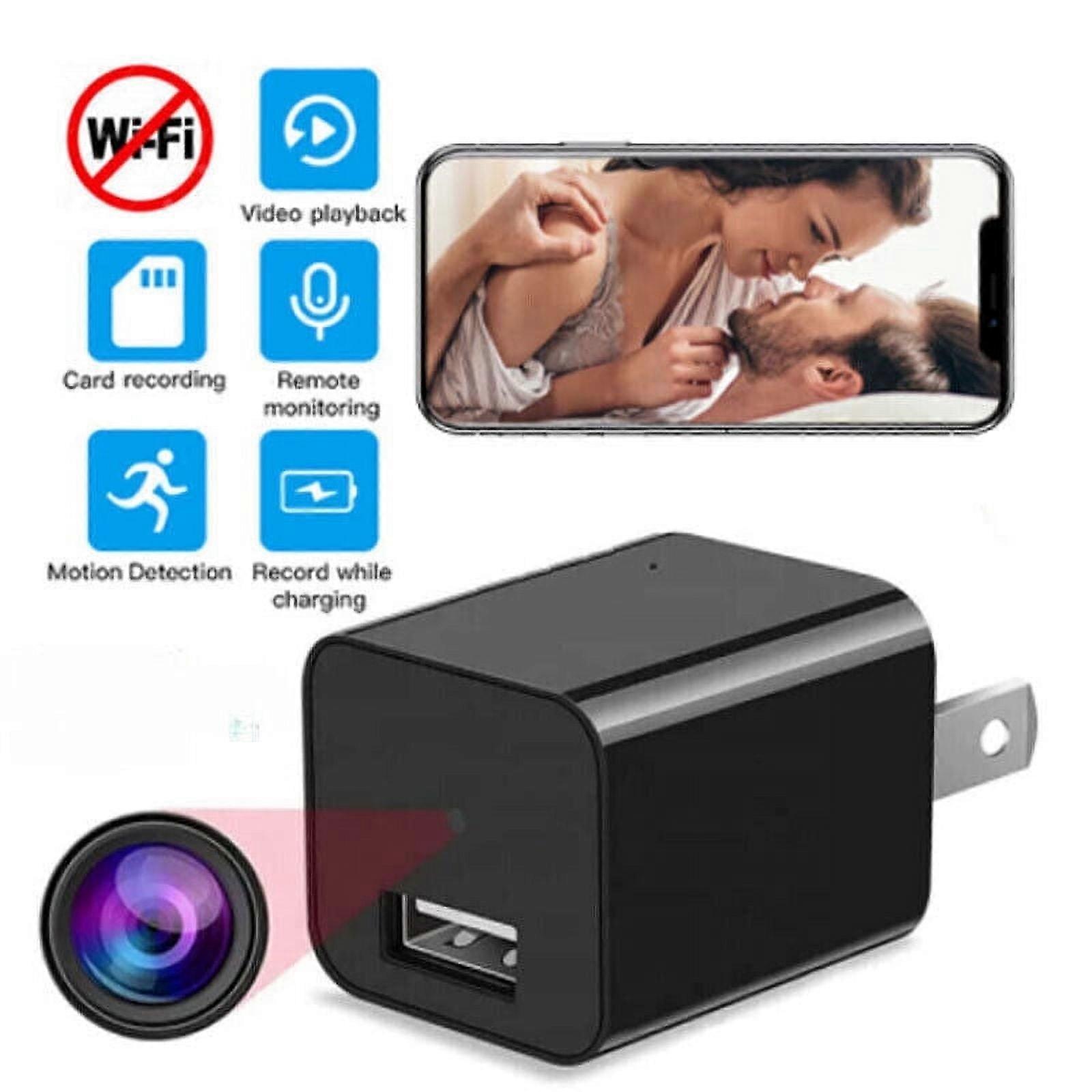 Mini Camera 1080p USB Wireless Charger Camera, Video Voice Recorder Home Security System