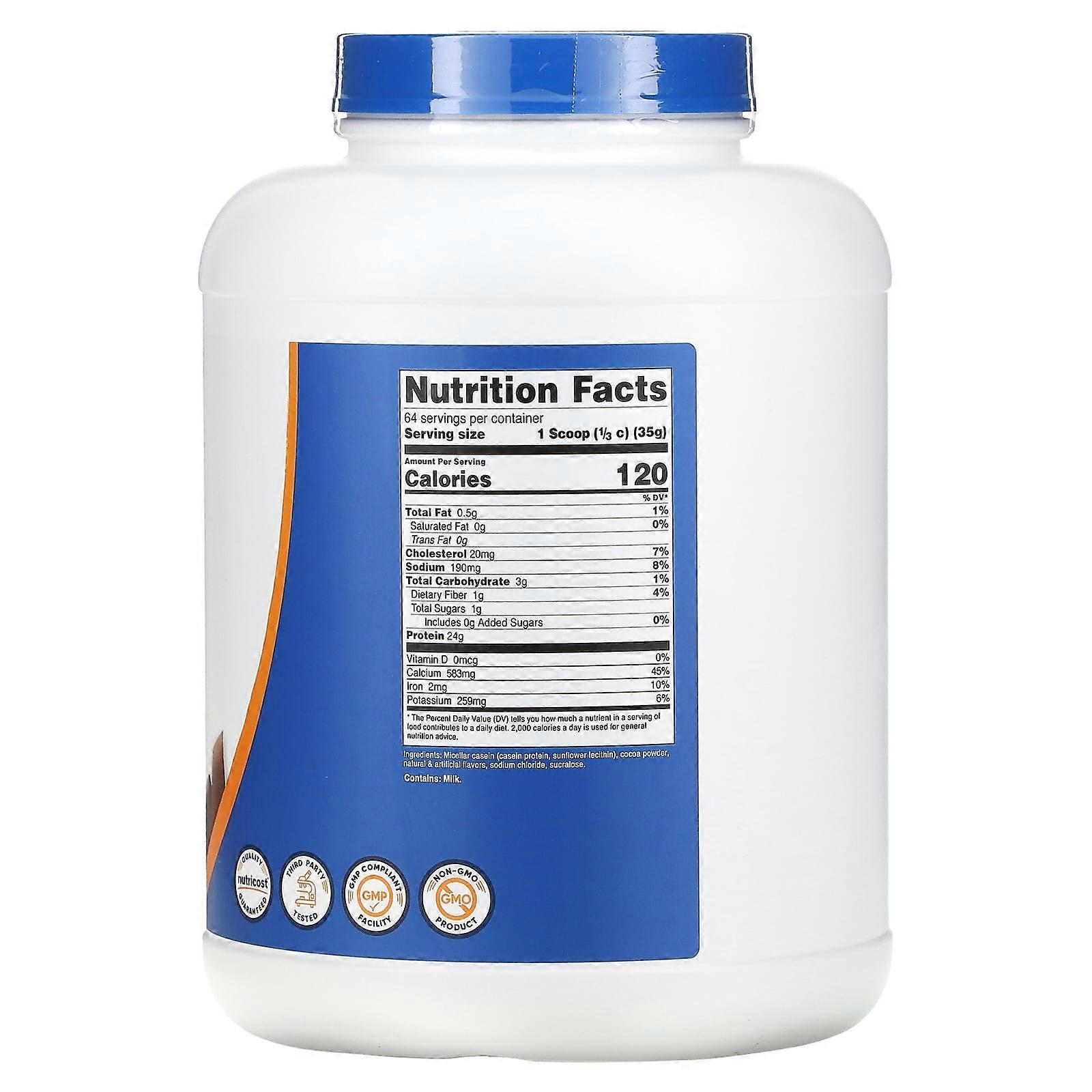 Casein Protein, Chocolate, 5 lb (2,268 g)