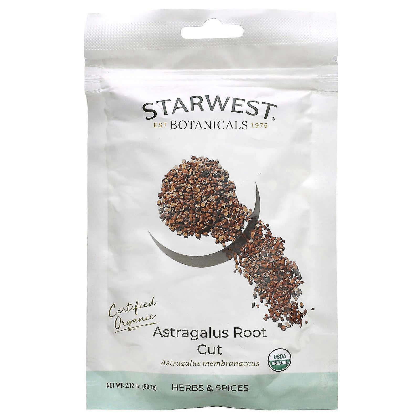 Organic Astragalus Root Cut, 2.12 oz (60.1 g)
