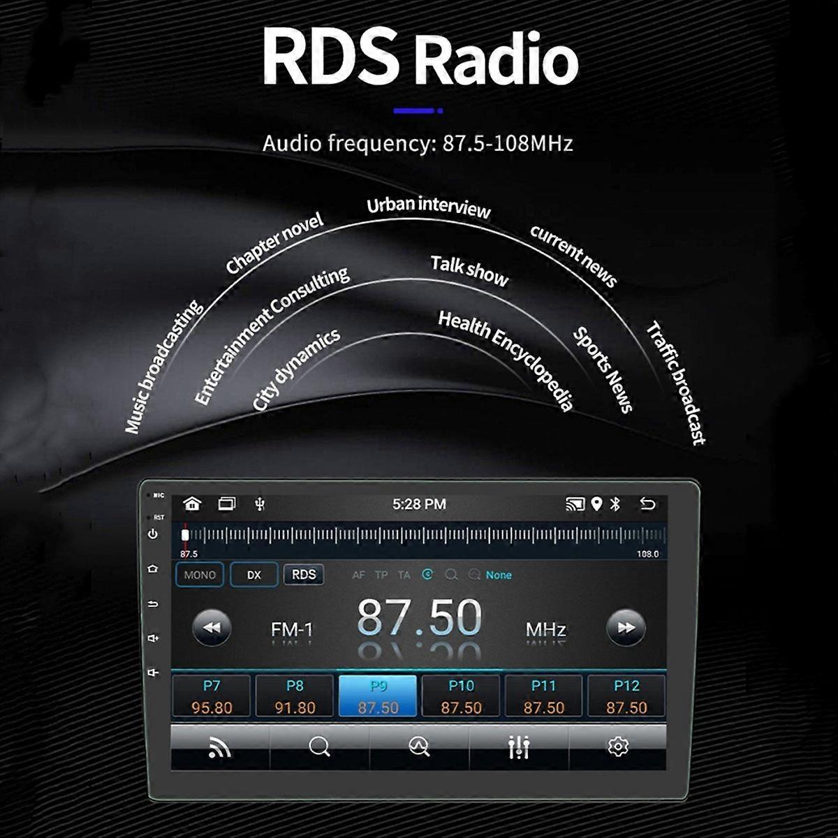 2 Din Android bilstereo trådløs Carplay Android Auto, bilradio