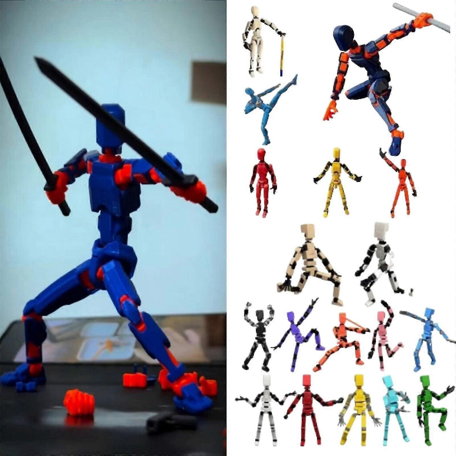 25-26 T13 Action Figure Titan13 Action Figure,3D Printed Children Mechanical Figures