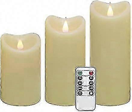 Simplex Moving Flame Ivory Scented Candle with Timer, Tilt-to-Melt Feature