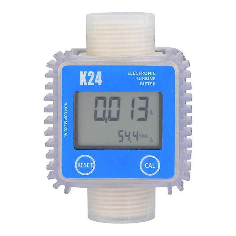 Digital K24 Turbinoljebränsleflödesmätare LCD-kemikalieverktyg