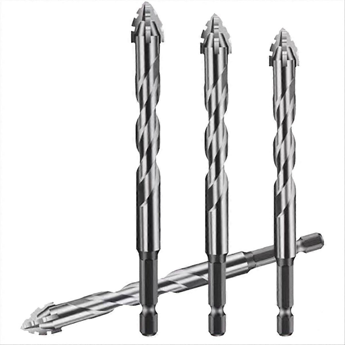  Four-Edged Sawtooth Eccentric Drill for Dry Drilling 4pcs