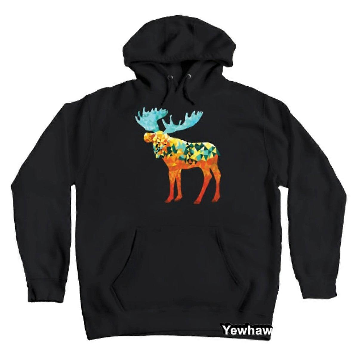 Triangimal Moose Mikina s kapucí