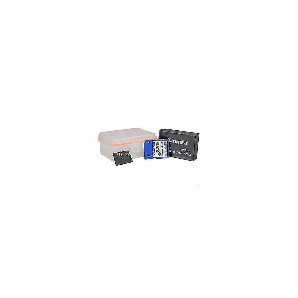 Digital Cameras Battery Tf Card Memory Card Storage Box Case For Canon En-el14 Dslr Camera Battery