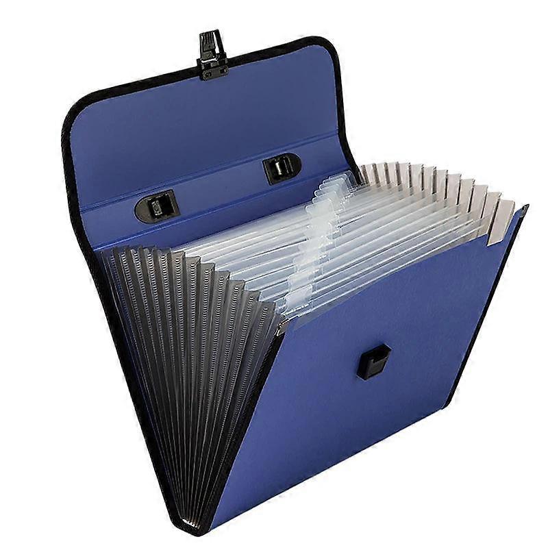 Deli 5232 A4 Accordion Bag Office Handbag 13 Compartment Folder Document Storage Bag