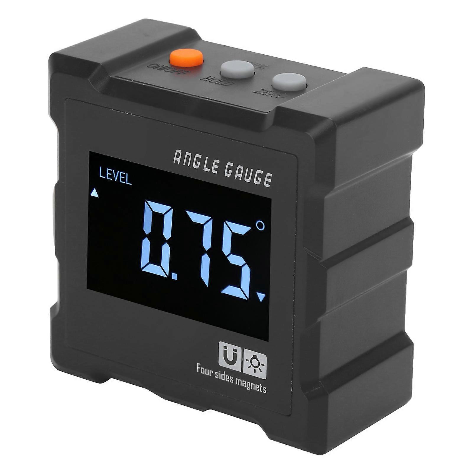 Digital Inclinometer Protractor LCD Electronic Angle Gauge Instrument with Magnets