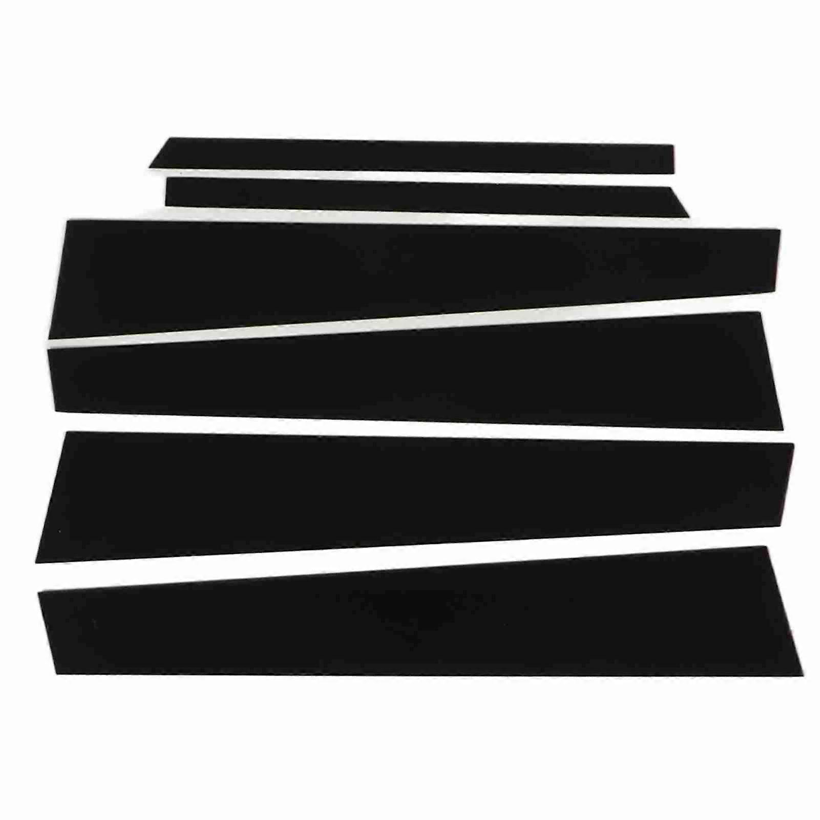 Side door decal for Accord 2003-2007 - 6pcs glossy black posts