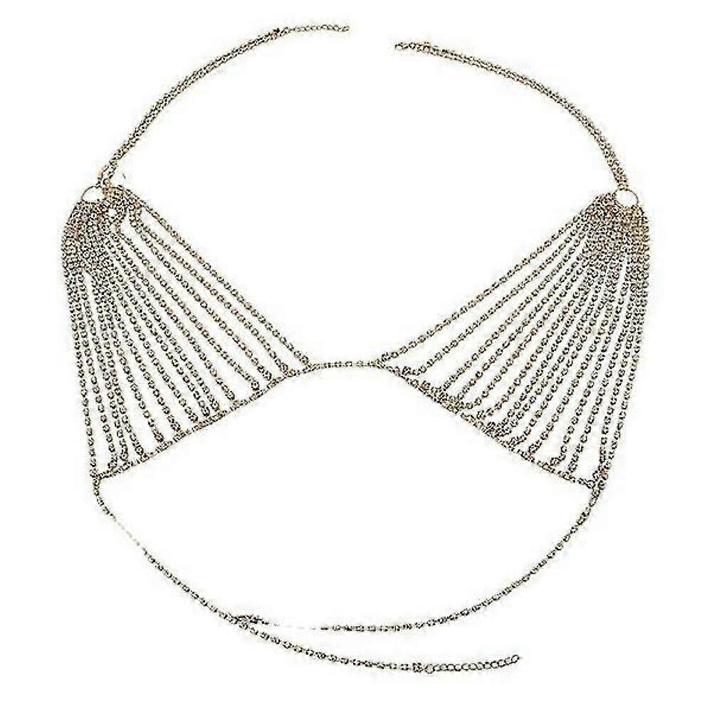 Durable metal body chain for women, elegantly designed accessory
