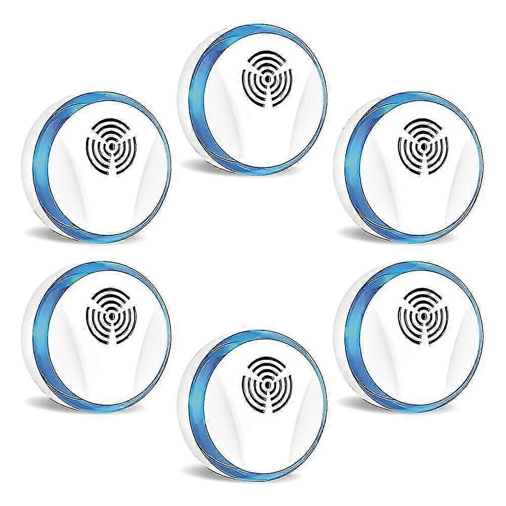 6 Pack Ultrasonic Pest Repeller, Movepest Electronic Pest Repeller Plug