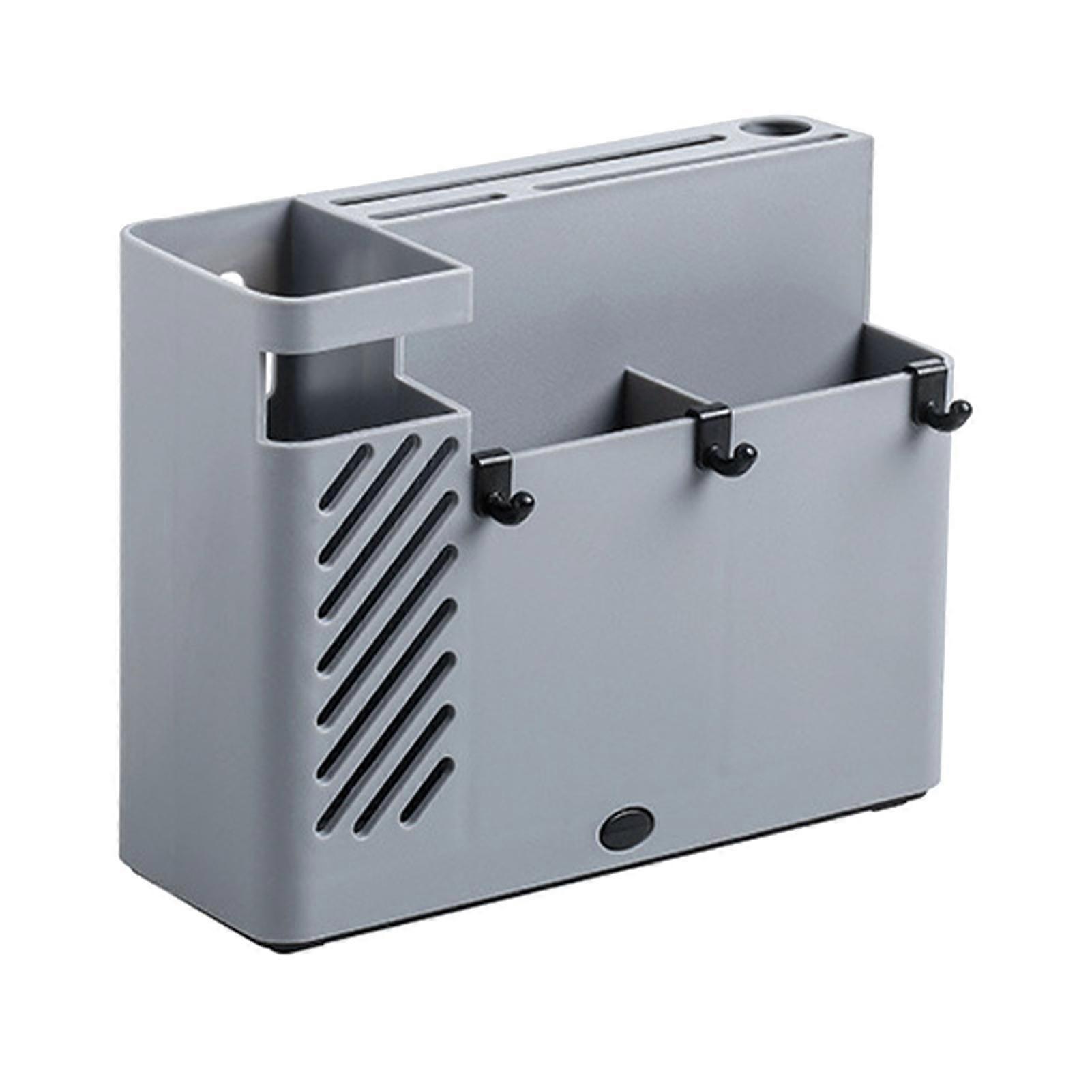 Knife Utensil Storage Rack Multifunctional Space Saving Plastic Punch Fre Wall Mounted Knife