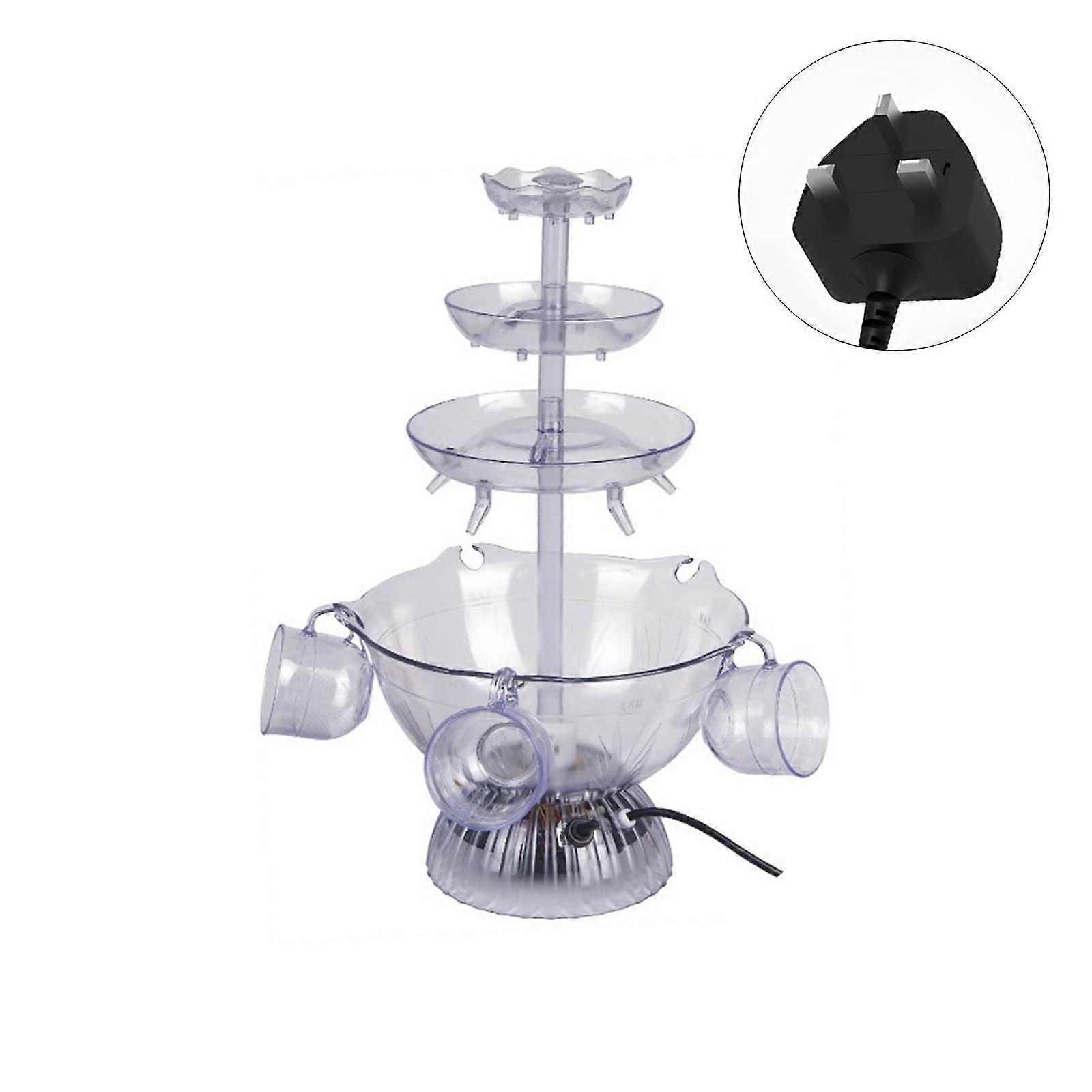 High Capacity Beverage Dispensing Fountain 220V With 360 Degree Viewing For Weddings Anniversaries And Special Event Multicolor