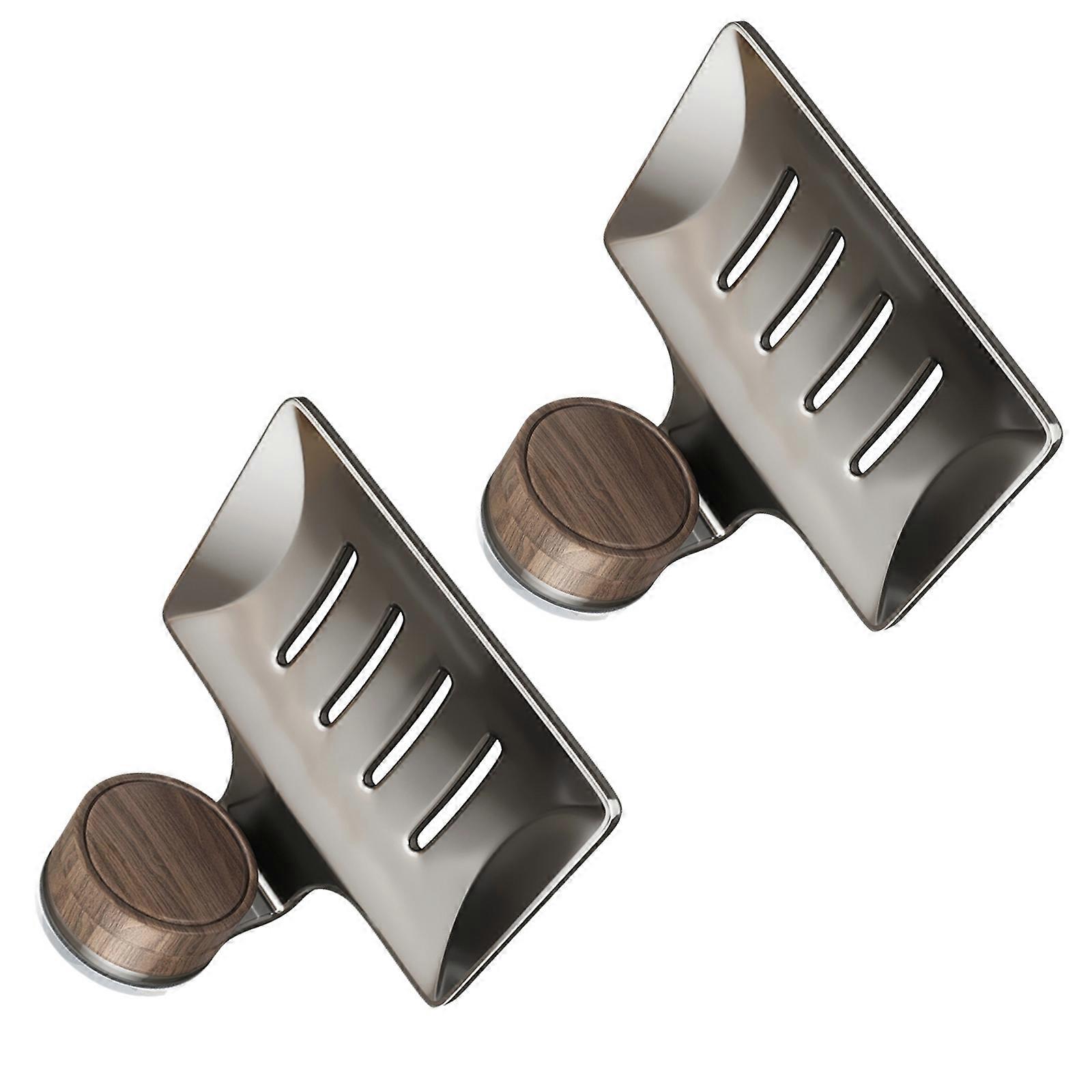 Strong Vacuum Suctions Soap Holders with Rustproof Fast Release Design Soap Tray Not Slip Stand for Shower Wall Storage Multicolor