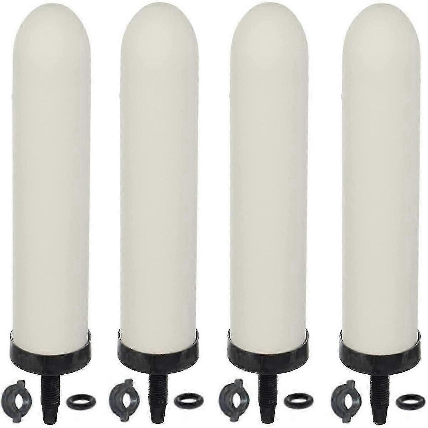 4 Pack Replacement Ceramic Water Filter for Water Filtration System