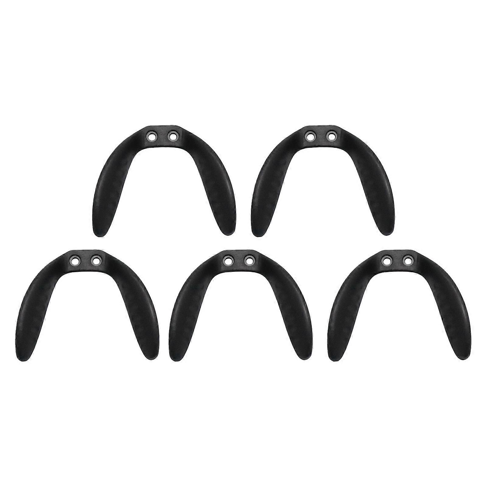 Set of 5 Easy Installation Universally Nose Pads Ergonomic Design Plastic Texture Suitable for Most Cycling Goggles Multicolor