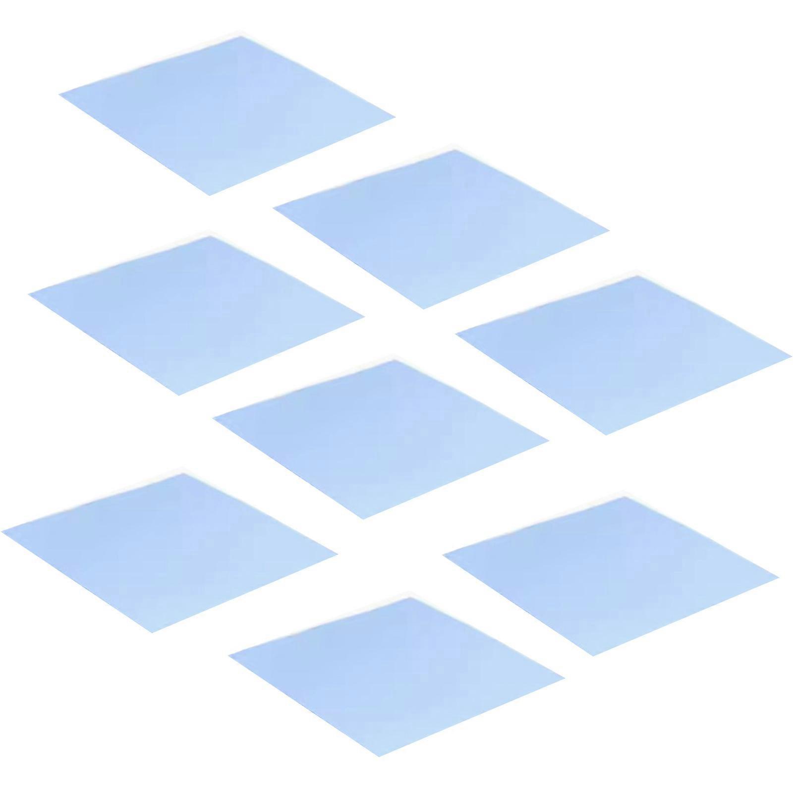 High Performances Silicone Thermals Conductive Pad for CPU Cooling, 100x100mm, Heat Resistant Insulation Sheet for Computers Multicolor