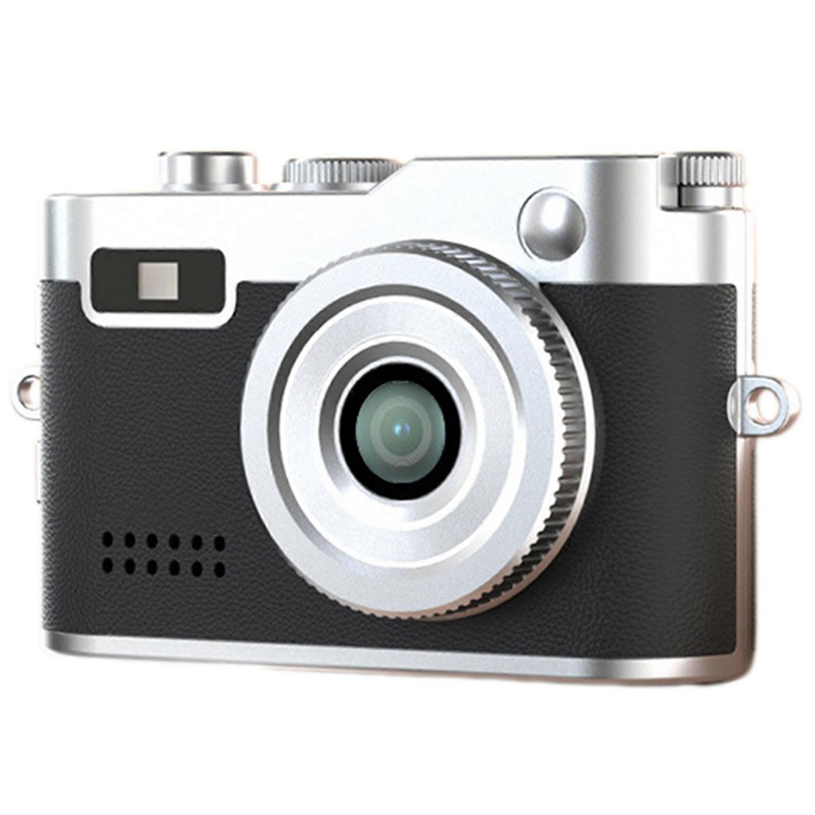 Mini Keychain Camera, 1080P Retro Digital Camera with Flash, Small Pocket Camera for Fun & Christmas Stocking Stuffers​