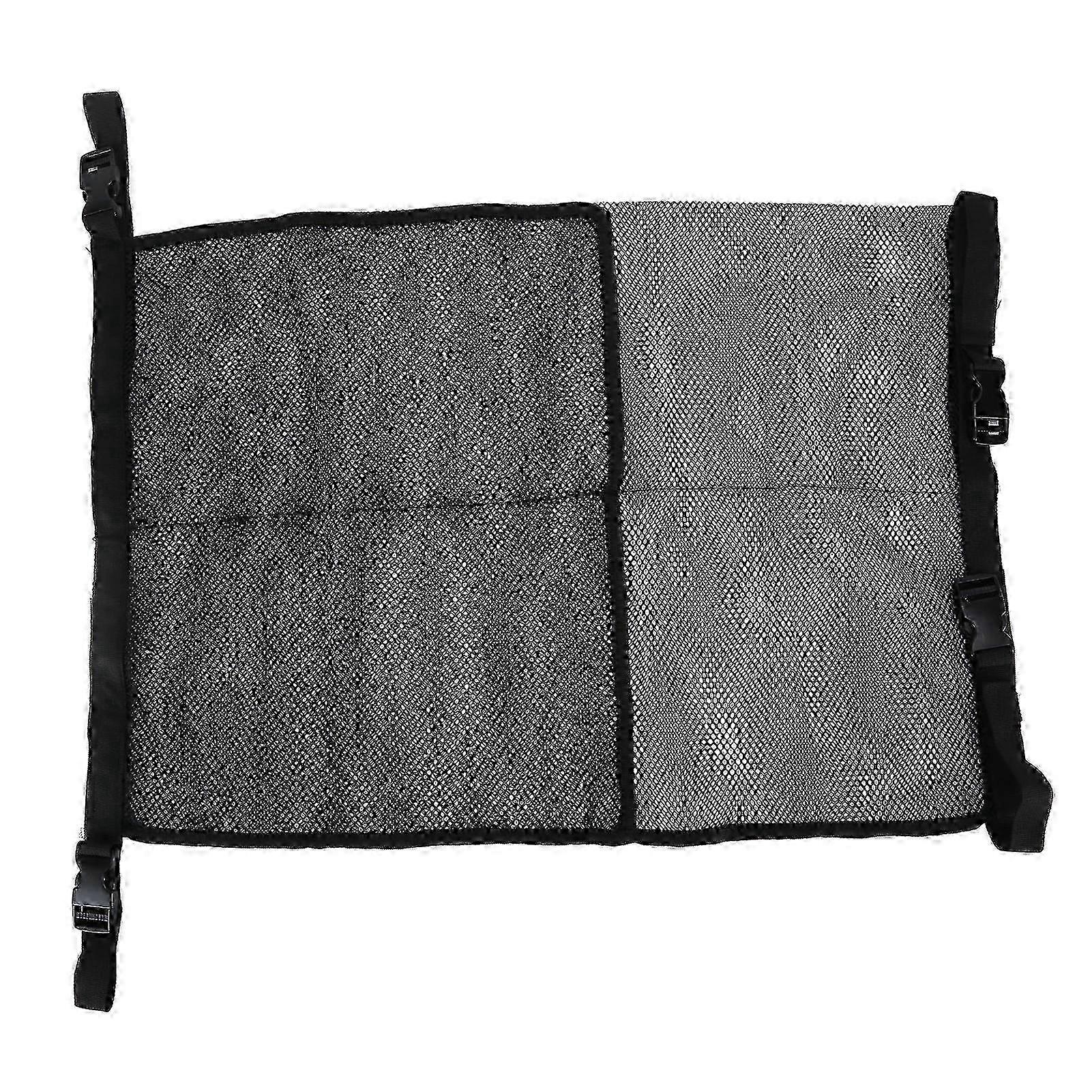 Large Capacity Seat Back Storage Bag with Fixed Buckle Mesh Hanging Bag for Wheelchair z