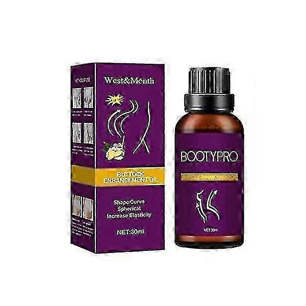 زيت تدليك رفع الورك من Bootypro ، زيت تعزيز الغنيمة ، زيت تعزيز الغنائم ، زيت تعزيز الغنائم زيت رفع الأرداف الأساسي للنساء 30ml