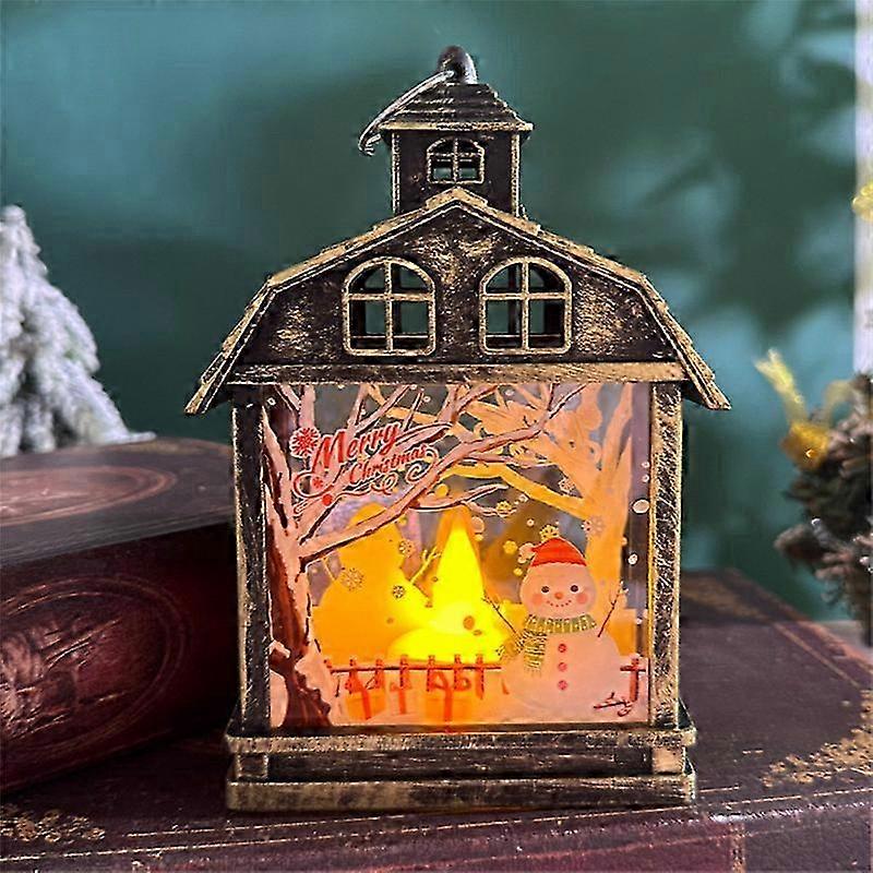 Snow Globe for Christmas Decor with Nordic Design and Lantern