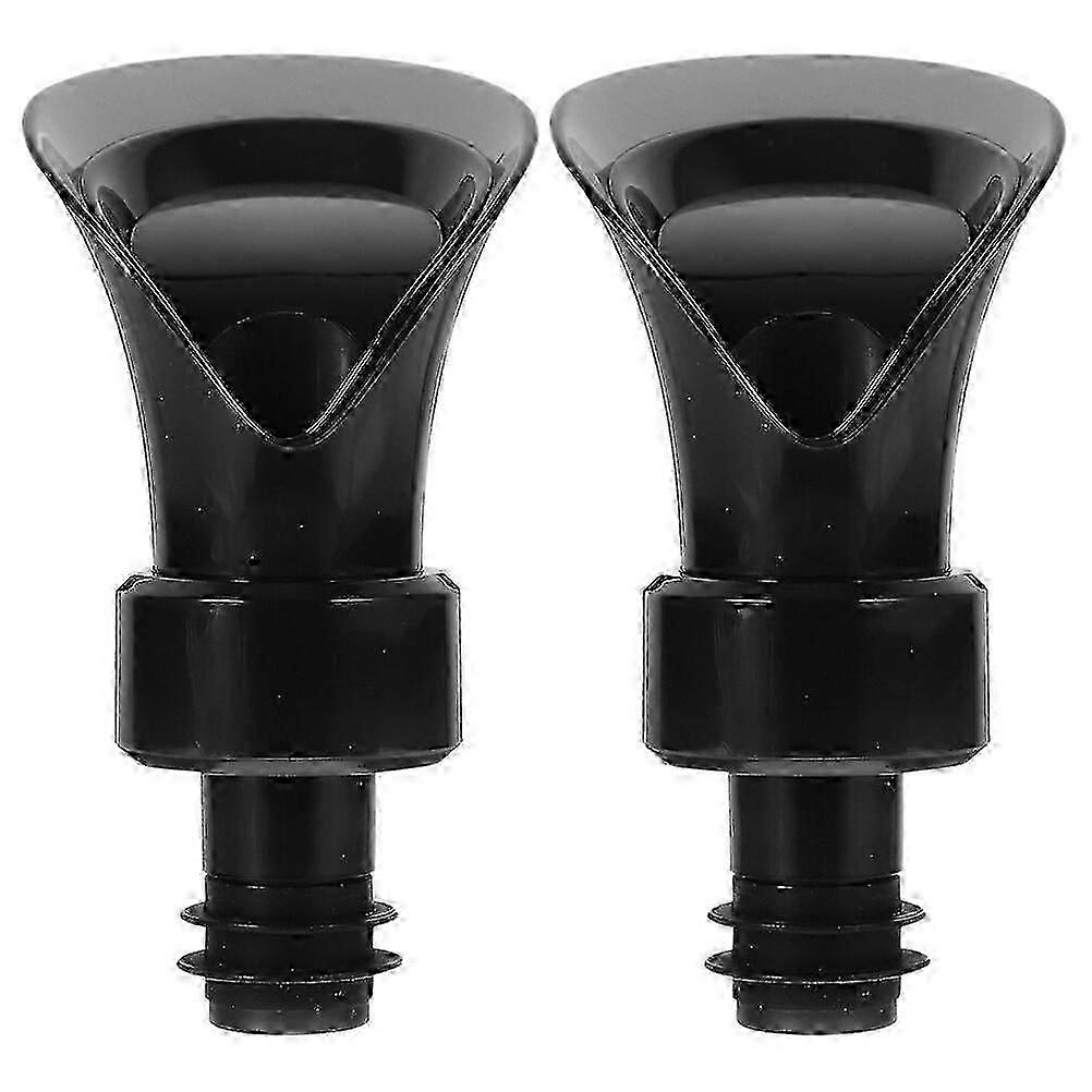 2 قطعة النبيذ سدادة مدفق تسرب زجاجة سدادة زجاجة مدفق زجاجة أداة مدفق