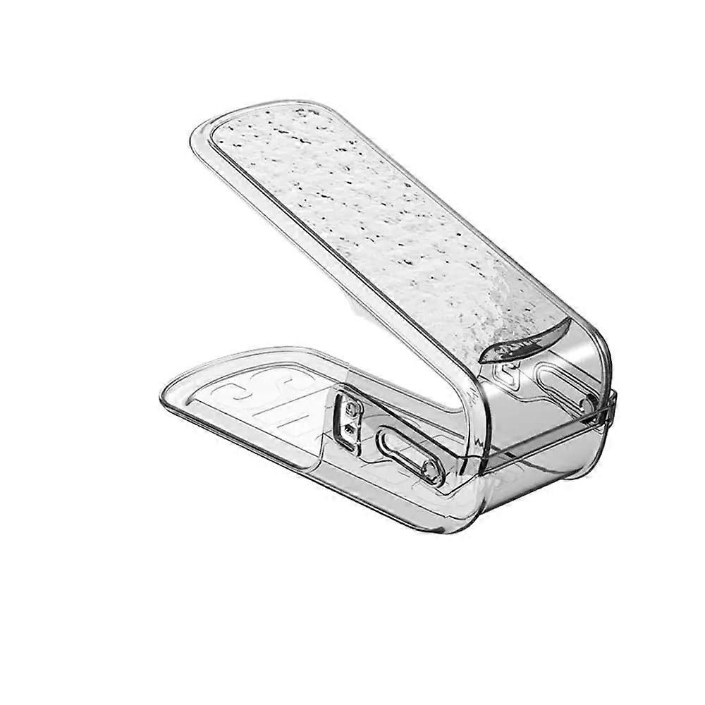 Adjustable DoubleLayer Shoe Rack Organizer for Space Saving Storage Cabinet, 1 Pack White