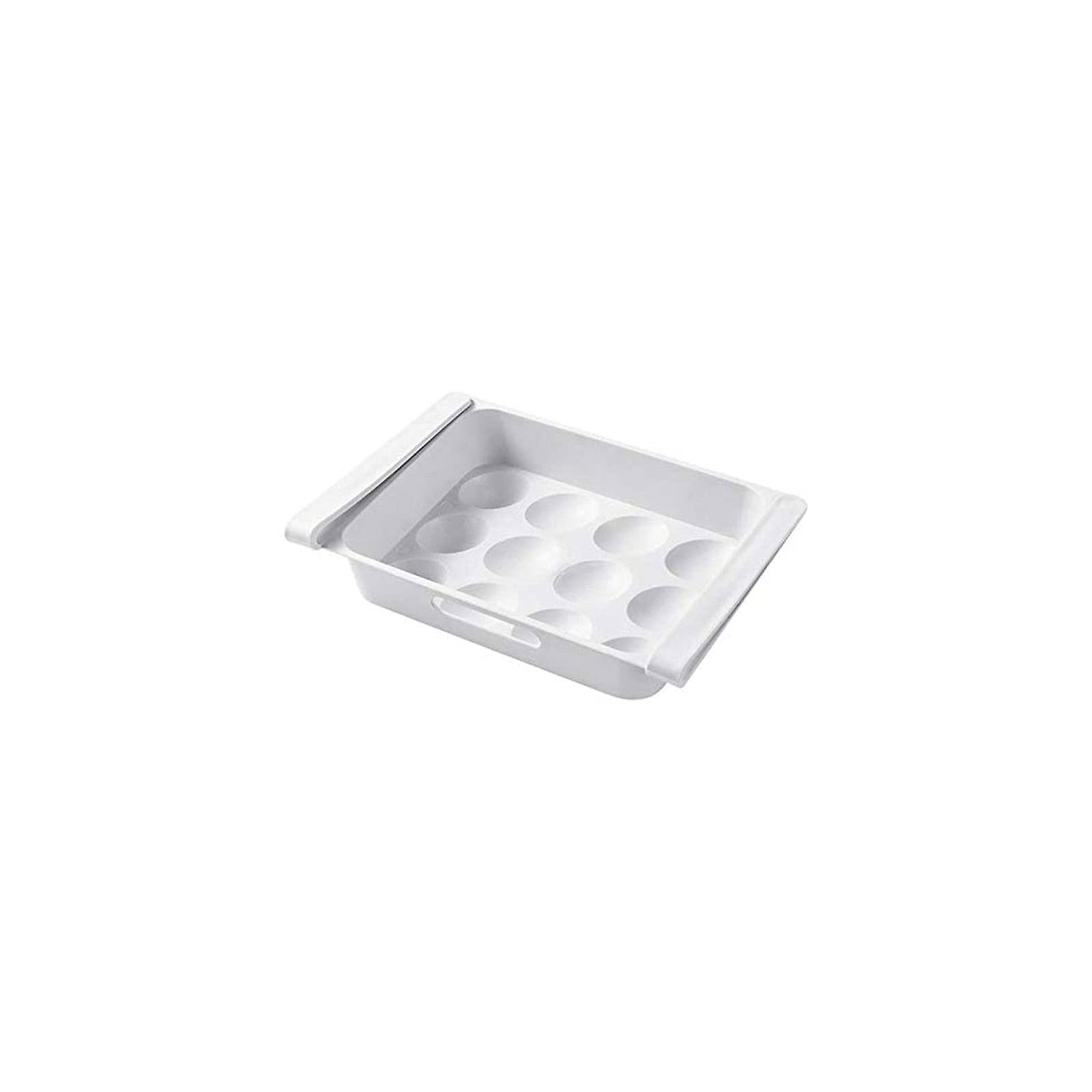 Storage Box Rectangular DrawerStyle FreshKeeping Refrigerator Egg Carton Tray Egg Tray Organizer For Kitchen