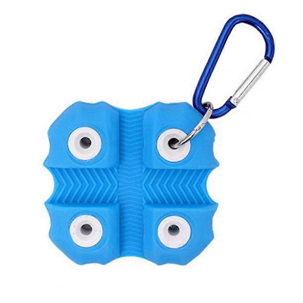 Puller Ergonomic Silicone Pulls Remove Obstacles with Hanging Buttons Blue