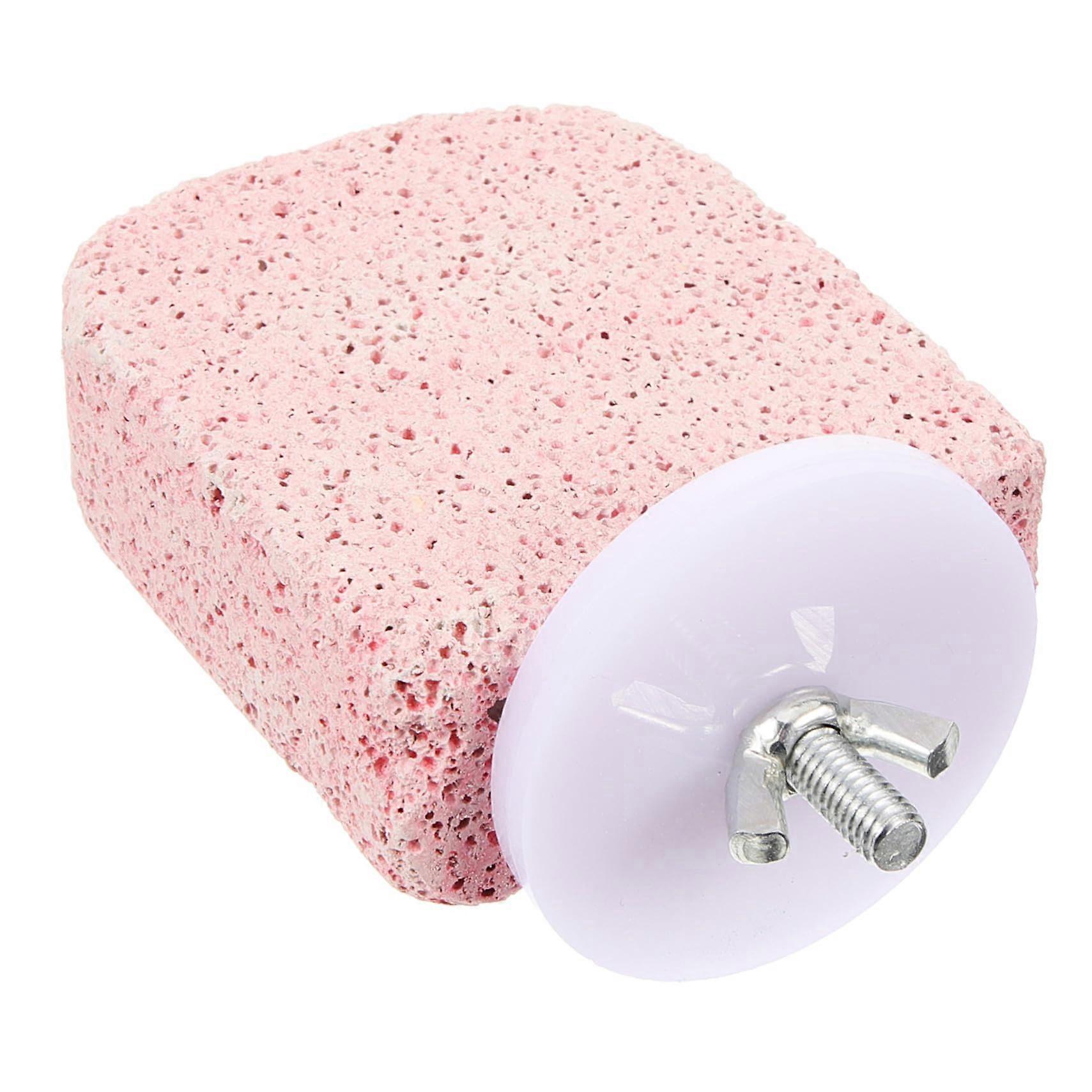 Parakeet Perch Stand with Paw Grinding Stick for Small Birds, Parrots, Hamsters, Squirrels