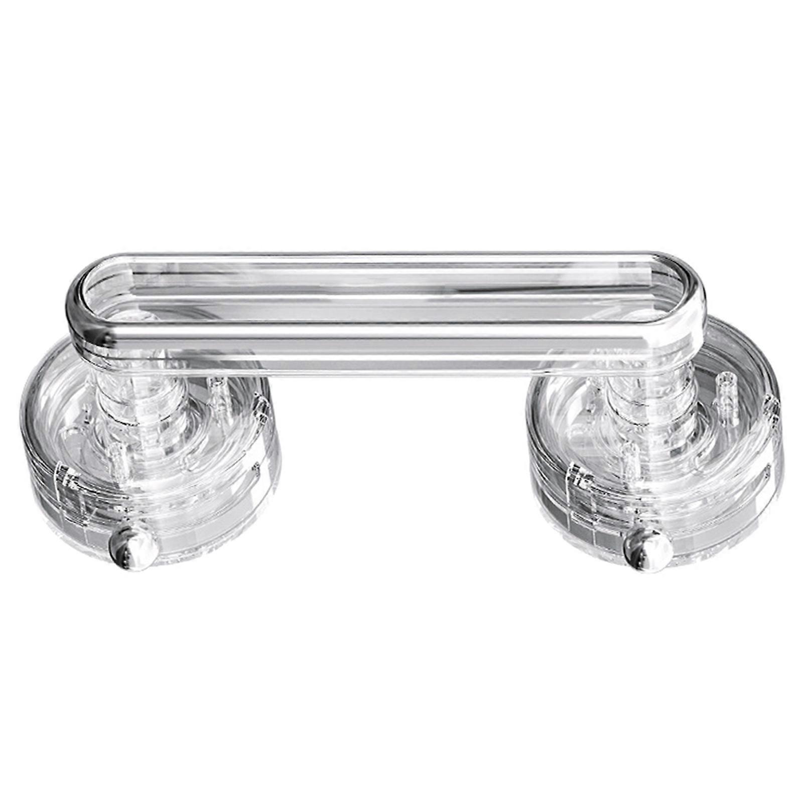 Plastic Suction Cup Sliding Door Handle for Glass Door Simple Any Decoration for Temporary Use  Clear