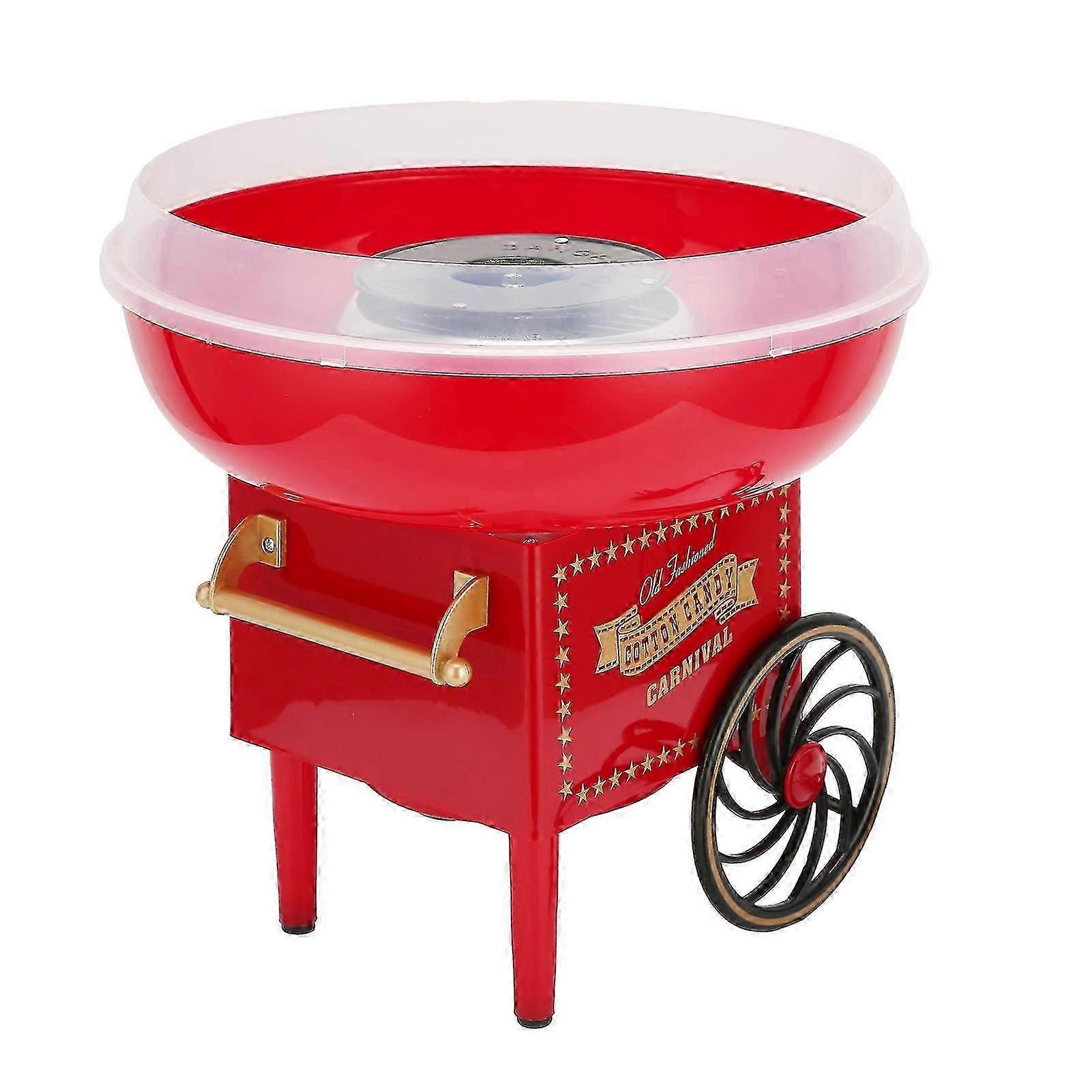 Electric Candy Floss Maker Vintage Cart Style Sugar Floss Tool for Birthday Party 220V