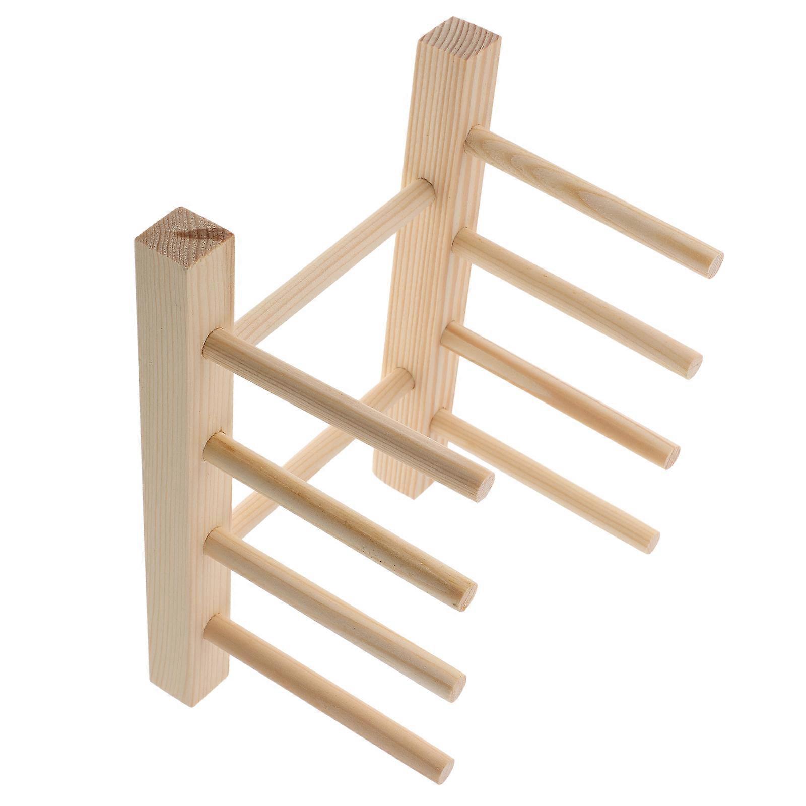 False Nail Board Holder for Display with Nail Art Function Wood